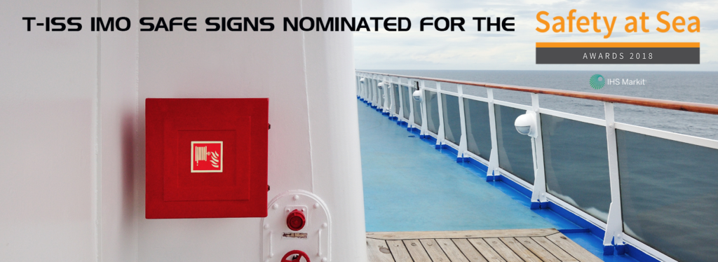 Safety at Sea award 2018 T-ISS Safe Signs