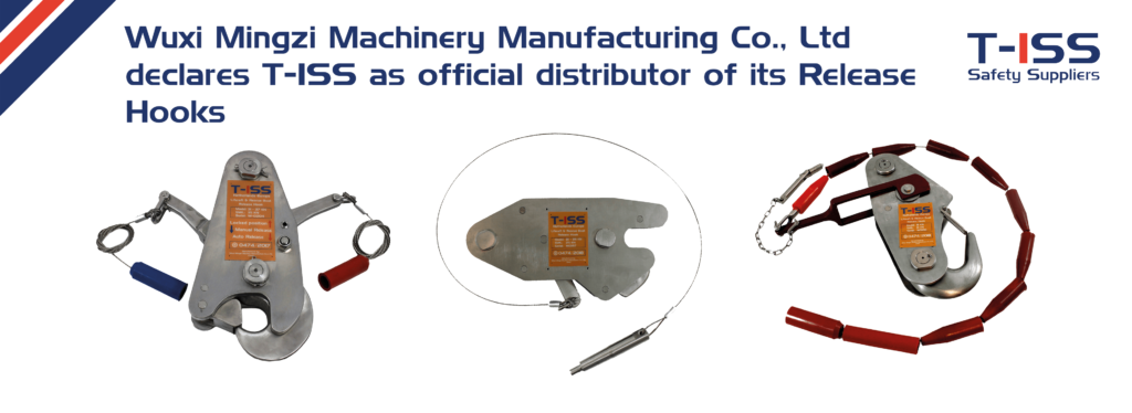 Wuxi Mingzi Machinery Manufacturing Co., Ltd declares T-ISS as official distributor of its Release Hooks
