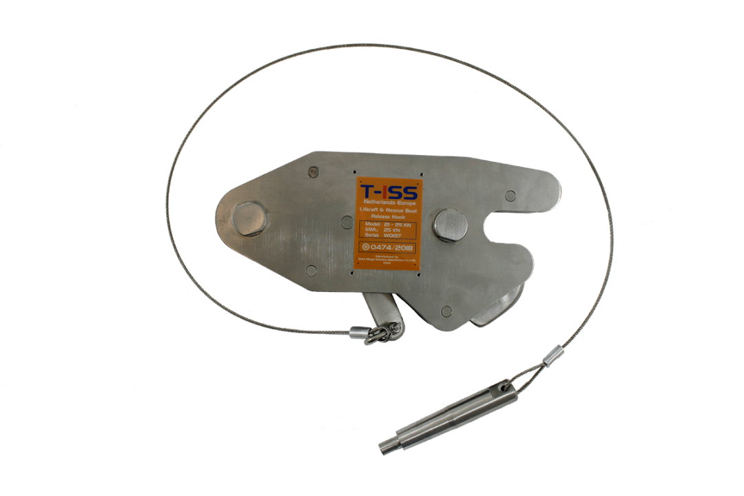 Release hooks for liferafts & rescue boats | by T-ISS