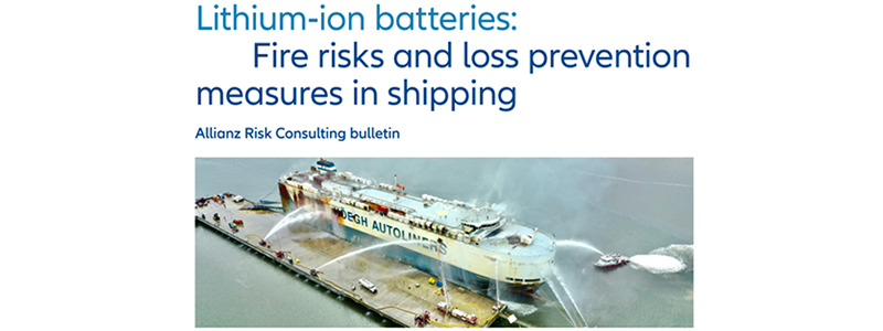 controlling EV fires on vessels