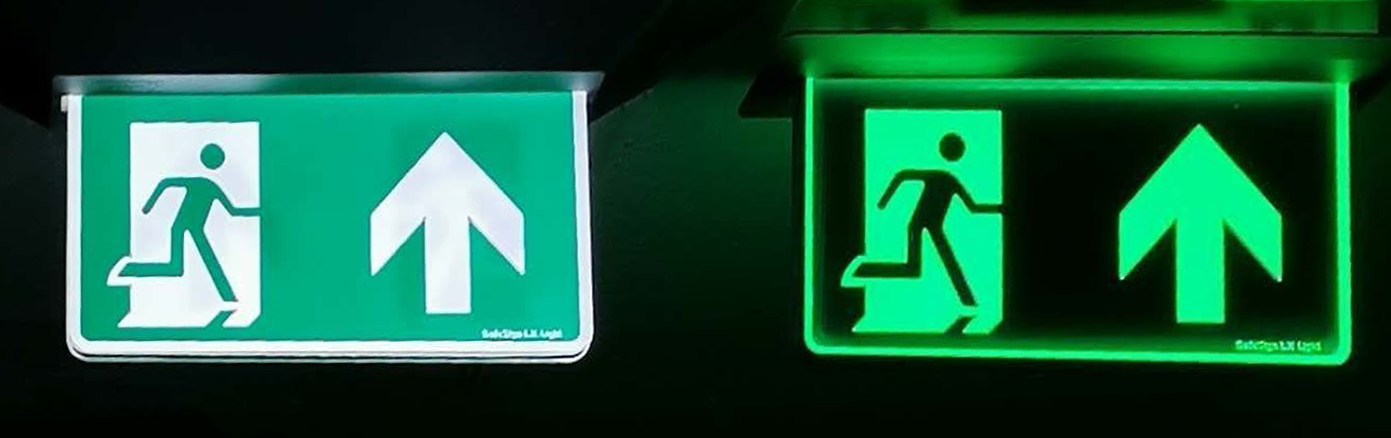 Emergency Exit sign