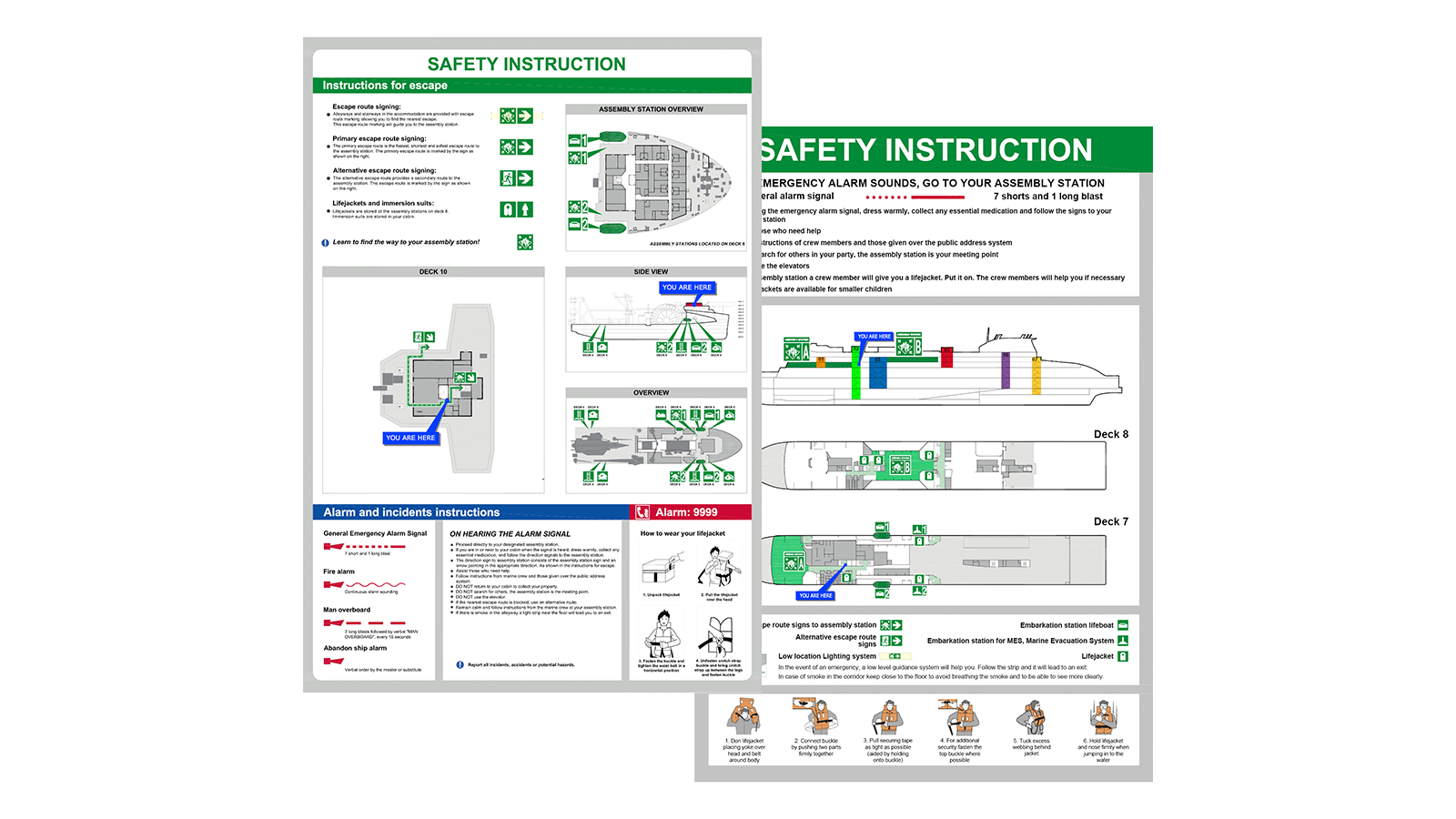 Safety Instruction Signs