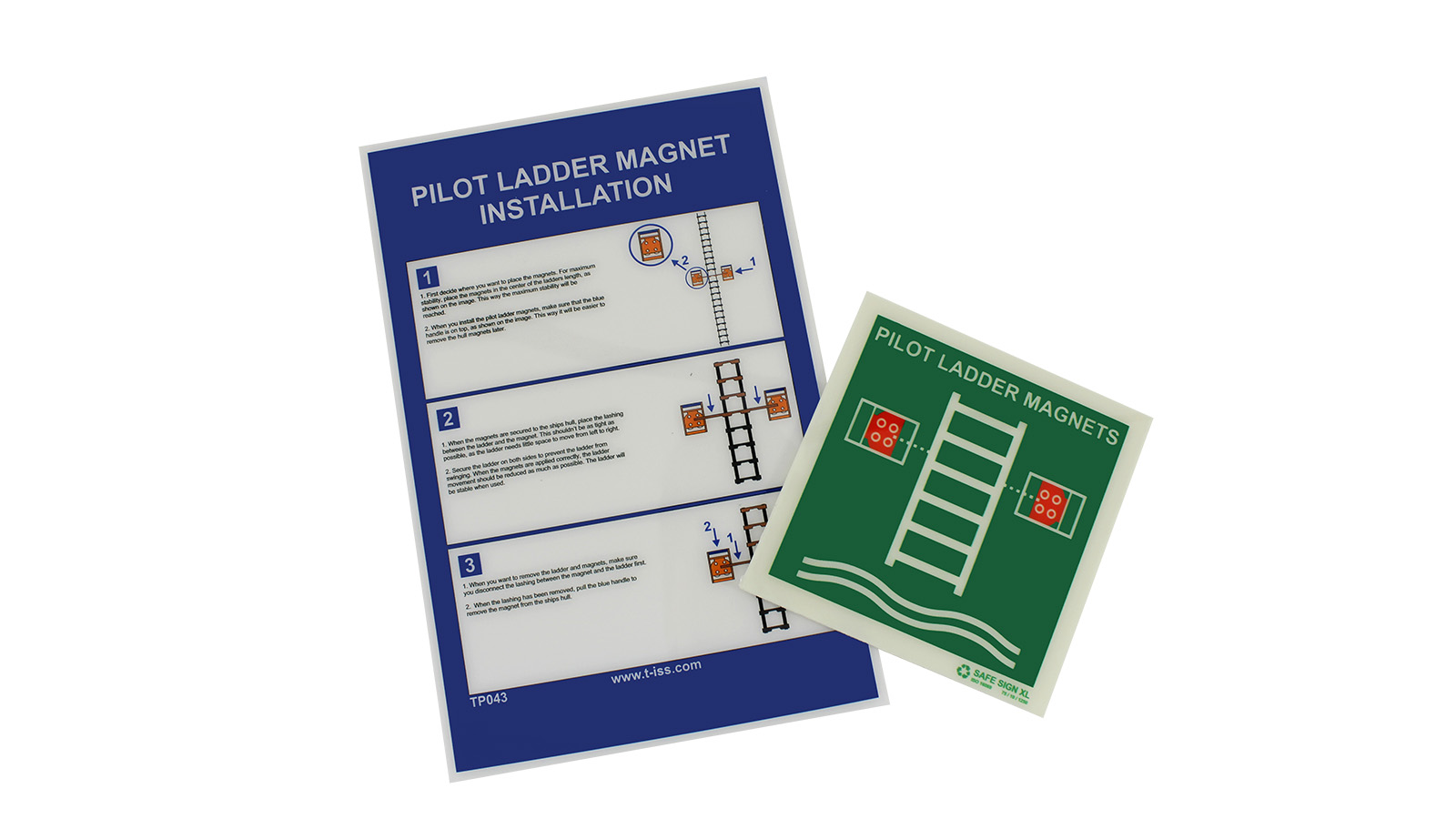 Magnetic Ladder Locker signs