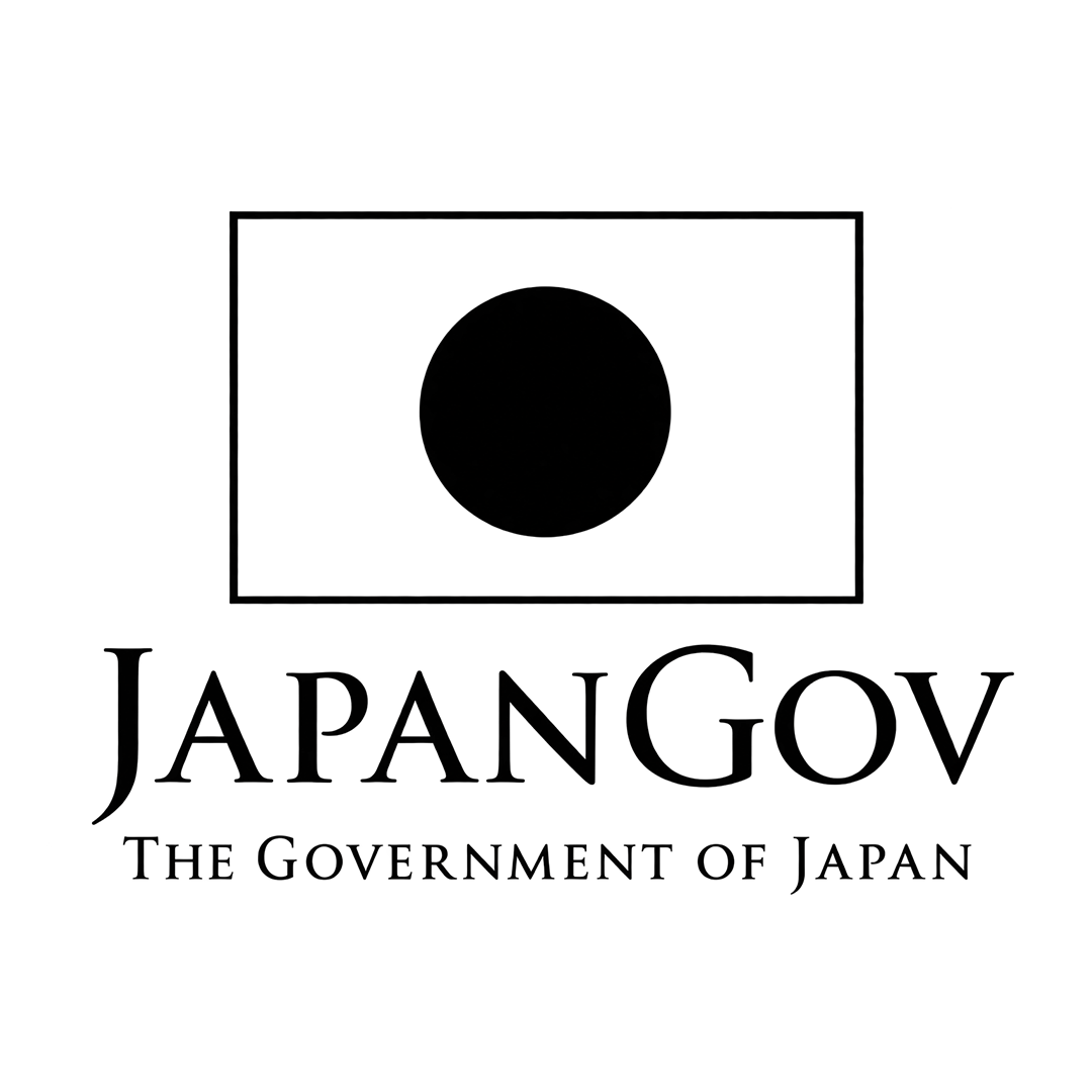 Japanese flag logo